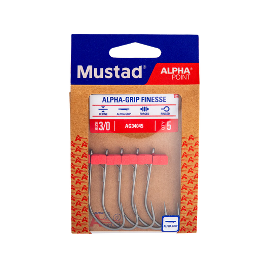 Mustad Alpha-Grip Finesse Hook (5pk)
