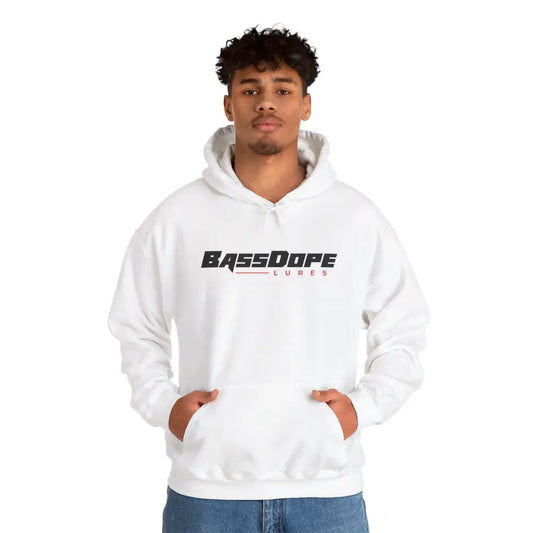 Bassdope Unisex Heavy Blend™ Hooded Sweatshirt - White / S - Hoodie