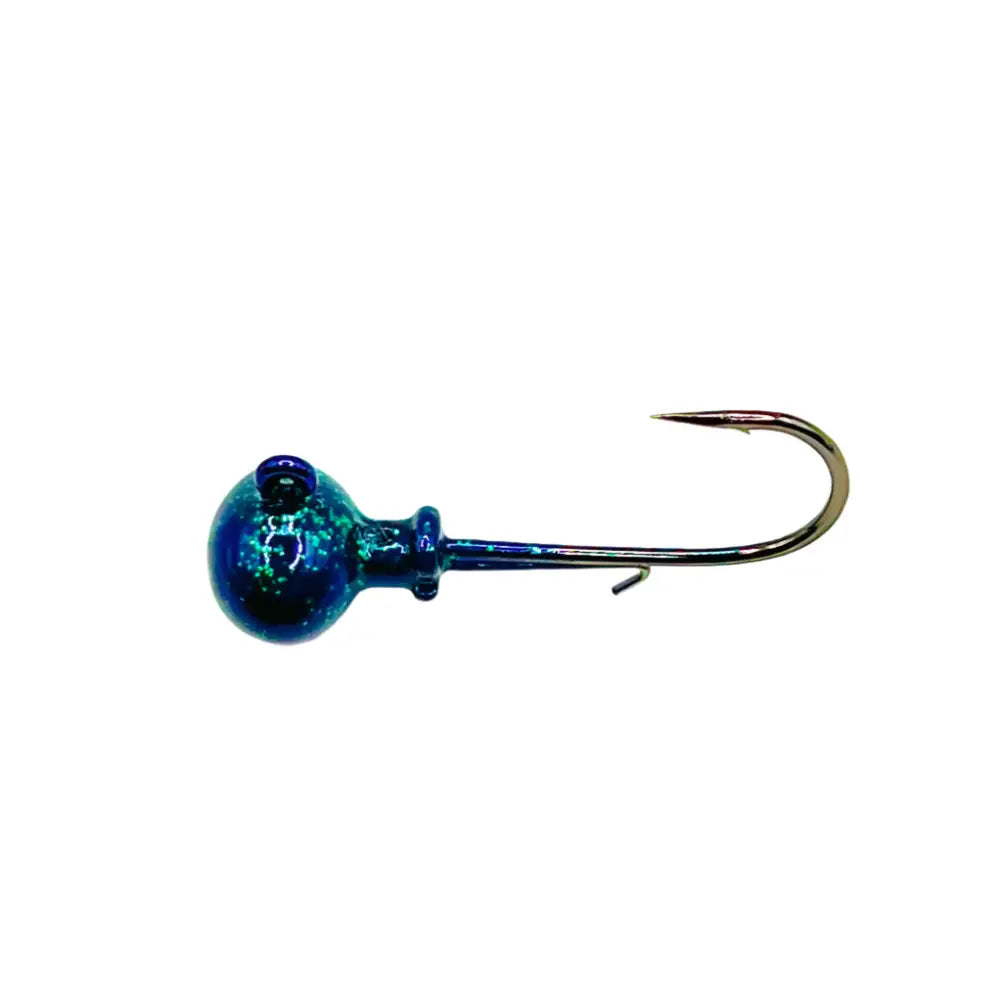 Drag Weed Football Ned Jig (3pk) - Black Magic / 1/4oz / 1/0 - fishing lures