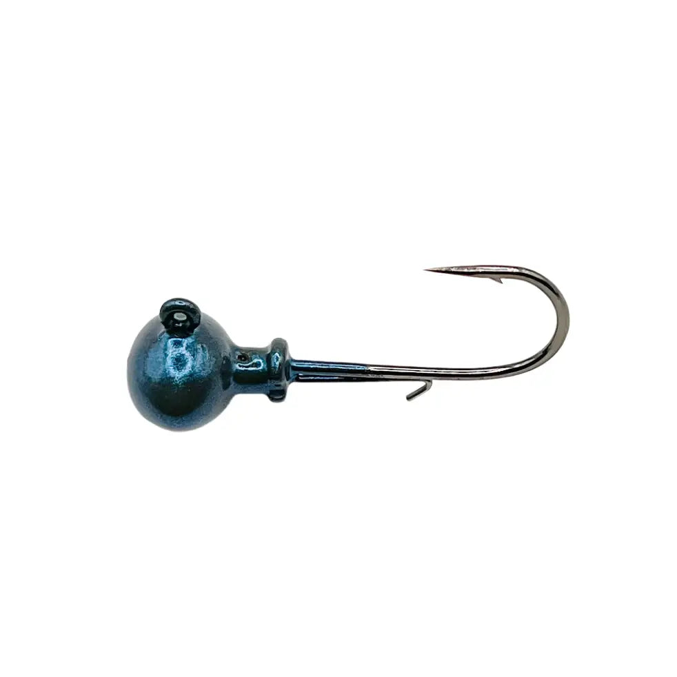 Drag Weed Football Ned Jig (3pk) - Purple Rain / 1/4oz / 1/0 - fishing lures