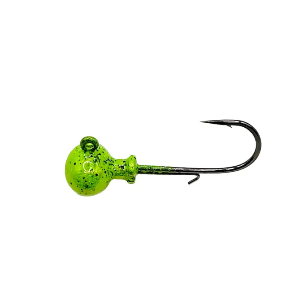 Drag Weed Football Ned Jig (3pk) - Toad Venom / 1/4oz / 1/0 - fishing lures