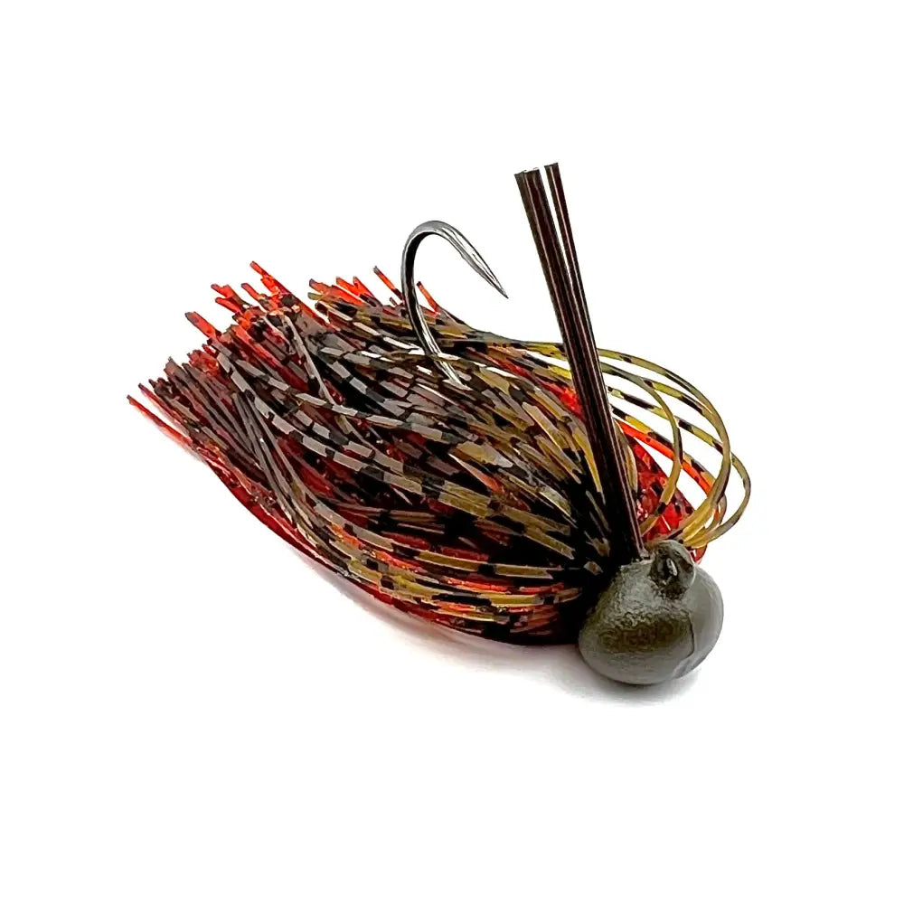 Pillhead Compact Jig - Red Swamp Tea / 1/4oz - fishing lures