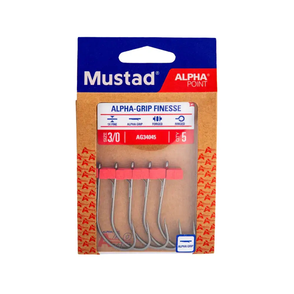 Mustad Alpha-Grip Finesse Hook (5pk)