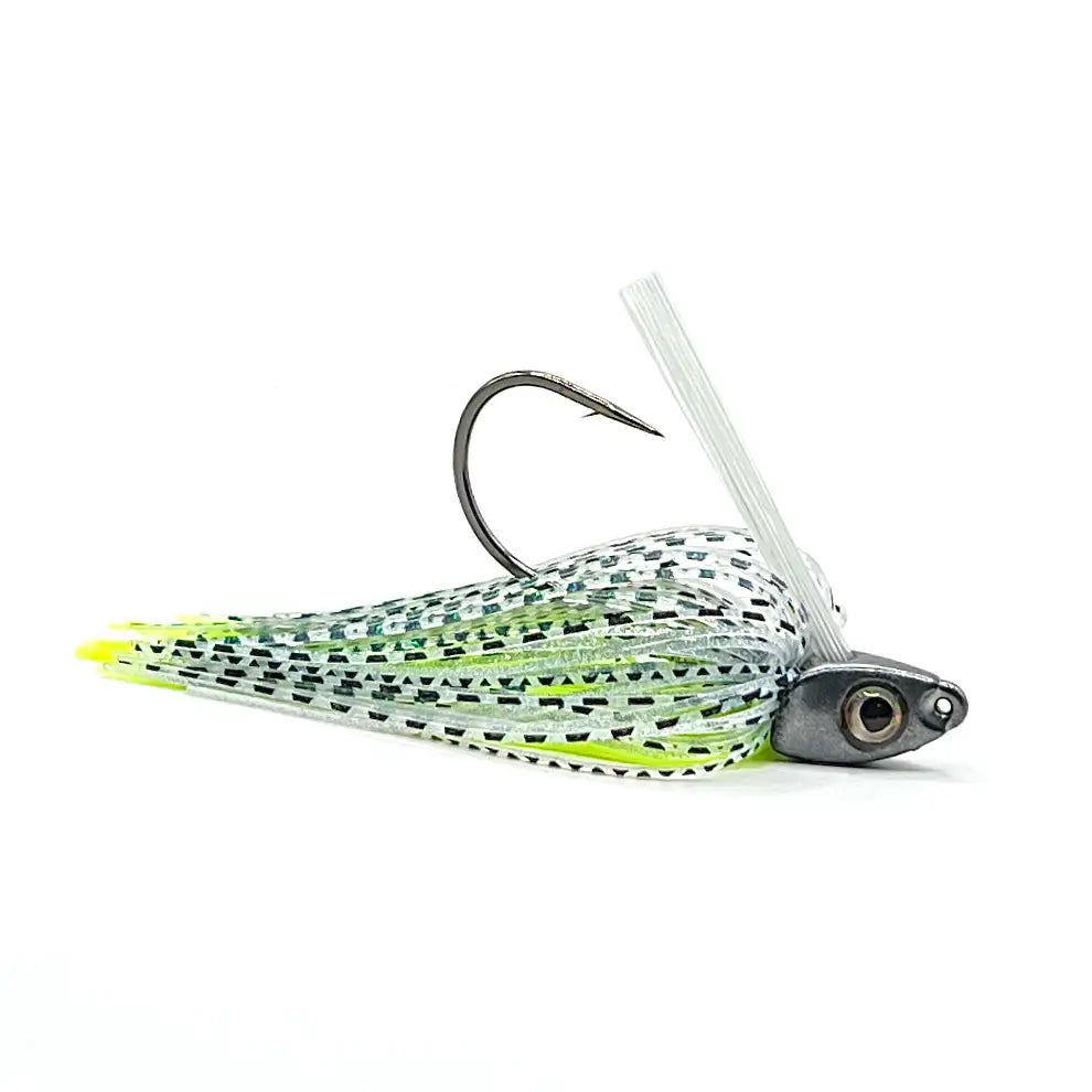 Speedball Ultimate Swim Jig - Lemon-Lime / 1/4oz - fishing lures