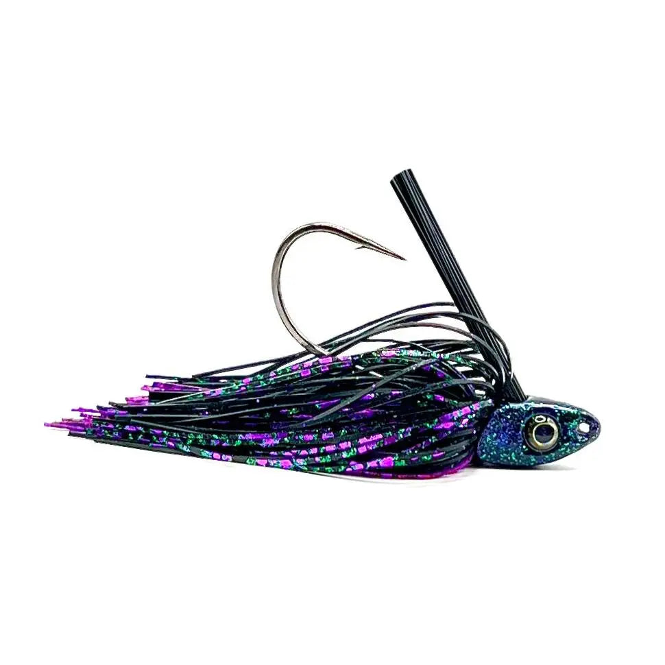 Speedball Ultimate Swim Jig - Purple Knight / 1/4oz - fishing lures