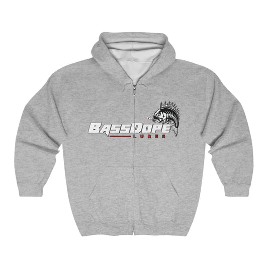 Bassdope DGHOYS Unisex Heavy Blend™ Full Zip Hooded Sweatshirt - Sport Grey / S - Hoodie