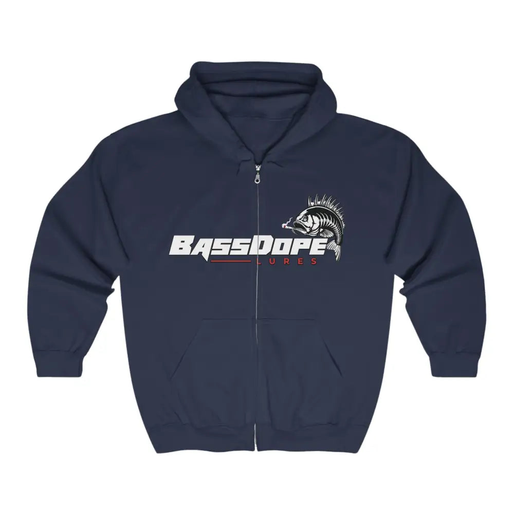 Bassdope DGHOYS Unisex Heavy Blend™ Full Zip Hooded Sweatshirt - Navy / S - Hoodie