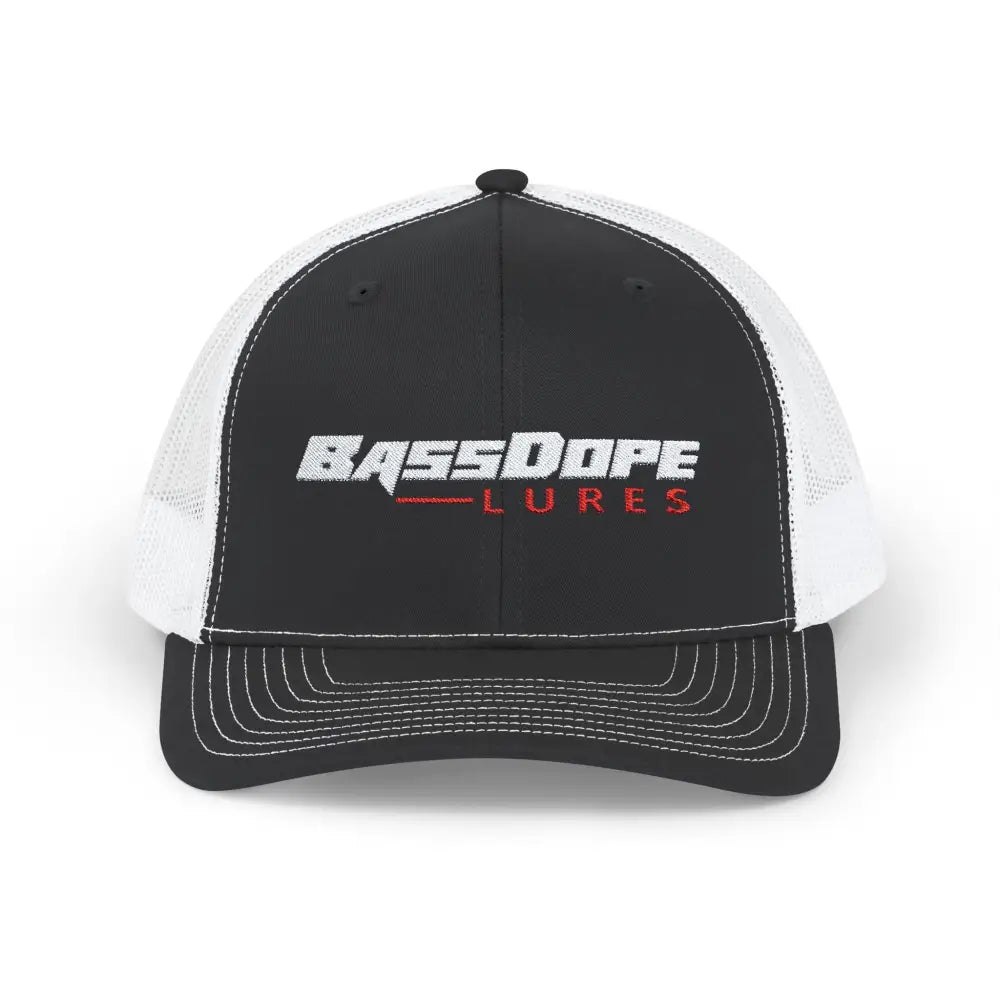 Bassdope Snapback Trucker Cap - Black / White / One size - Hats