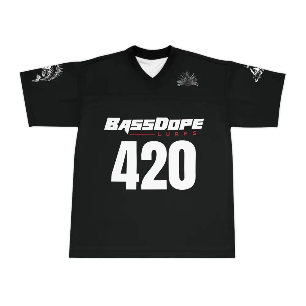 Bassdope Unisex Football Jersey - L / Black collar - All Over Prints