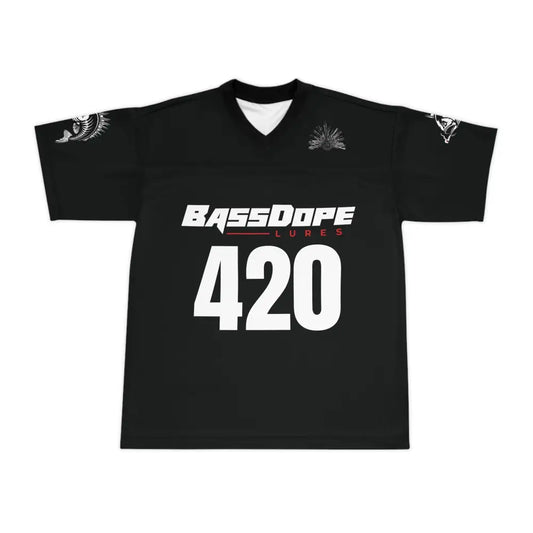 Bassdope Unisex Football Jersey - L / Black collar - All Over Prints