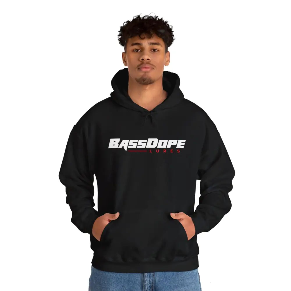 Bassdope Unisex Heavy Blend™ Hooded Sweatshirt - Black / S - Hoodie