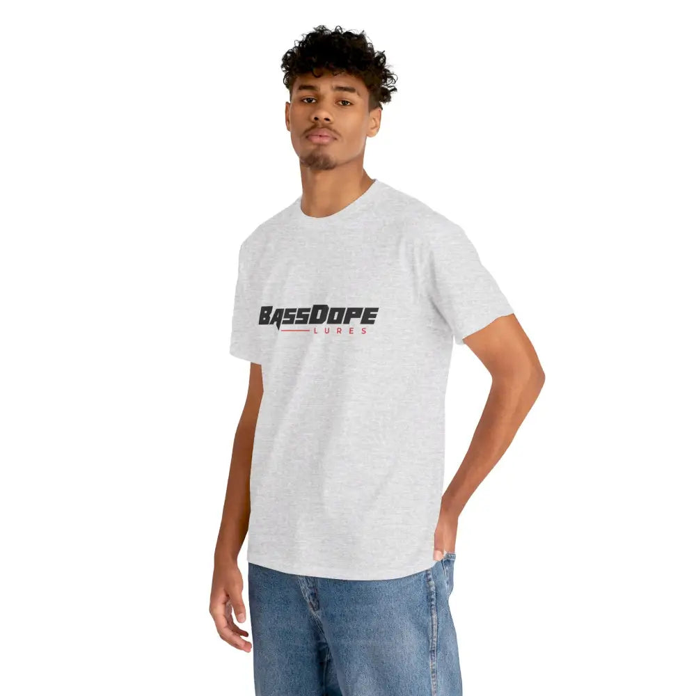 Bassdope Unisex Heavy Cotton Tee - Ash / S - T-Shirt