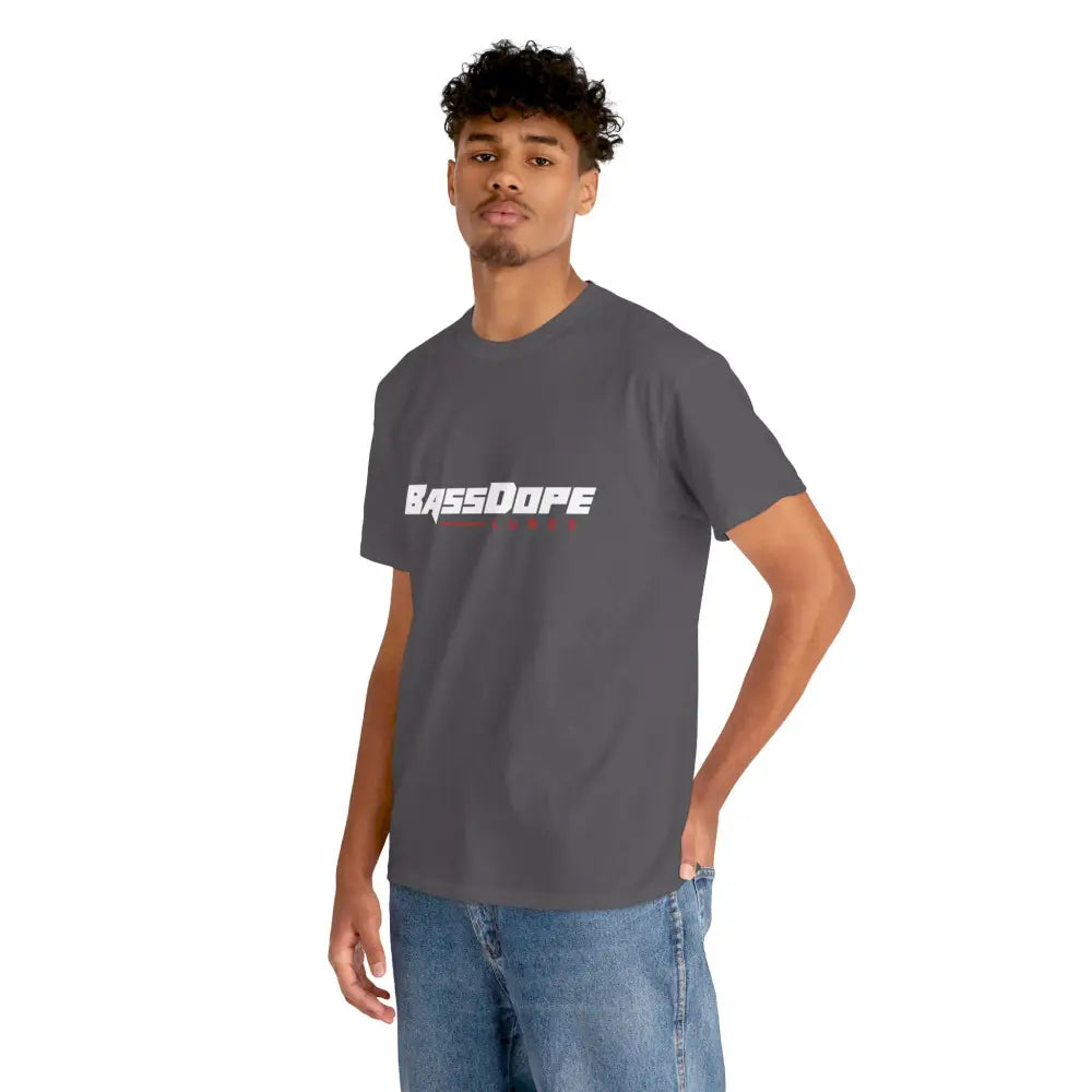 Bassdope Unisex Heavy Cotton Tee - Charcoal / S - T-Shirt