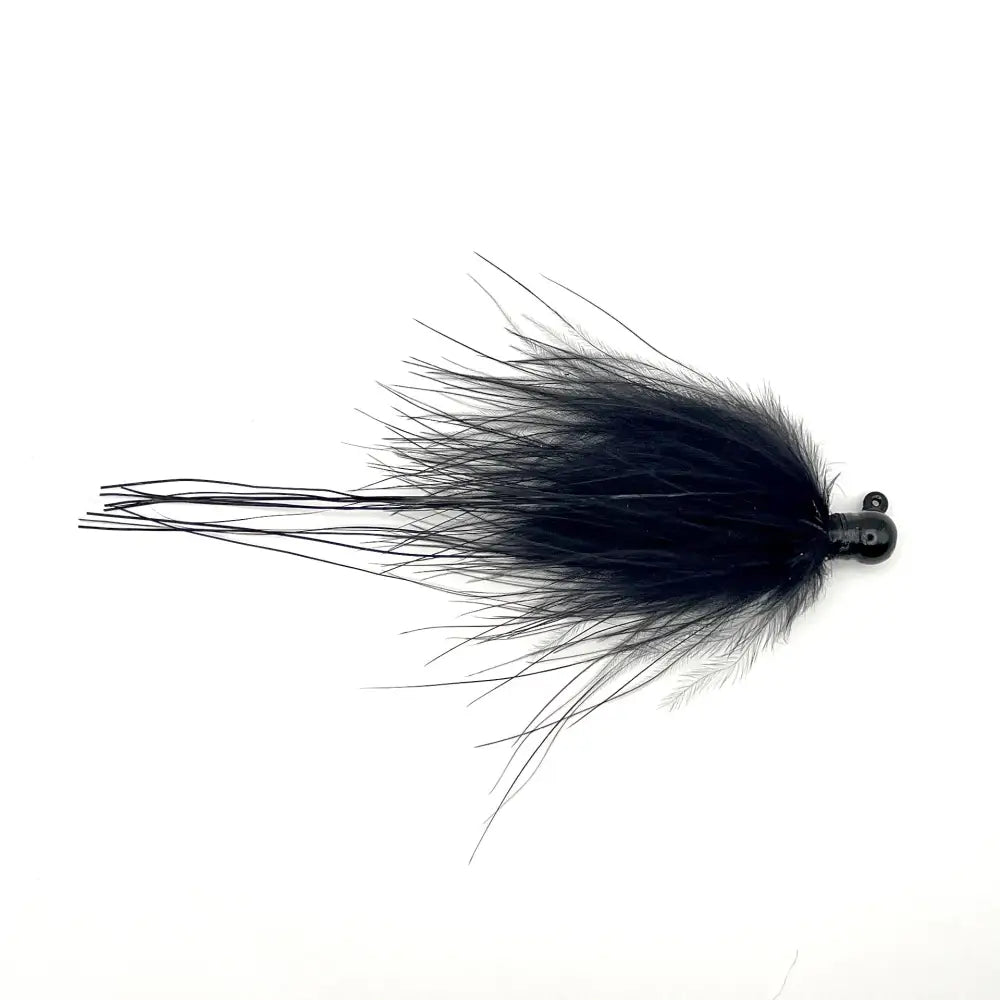 Cloud-9 Hair Jig - Black Whack / 1/8oz - fishing lures