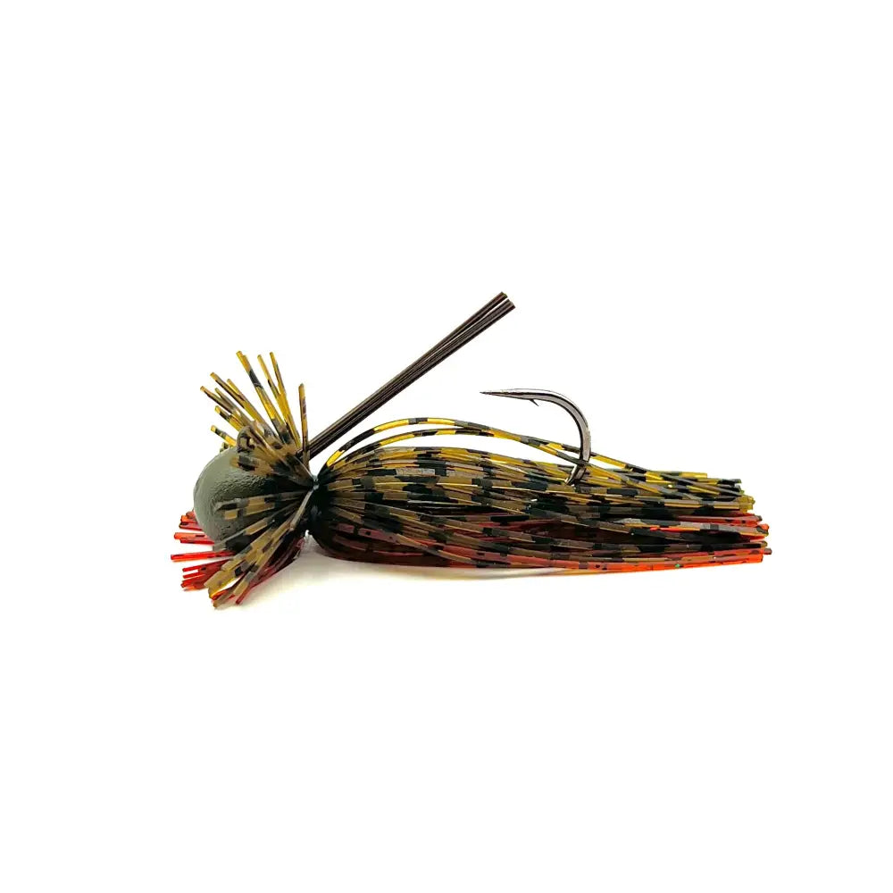 Count Crackula Compact Jig - Red Swamp Tea / 1/4oz - fishing lures