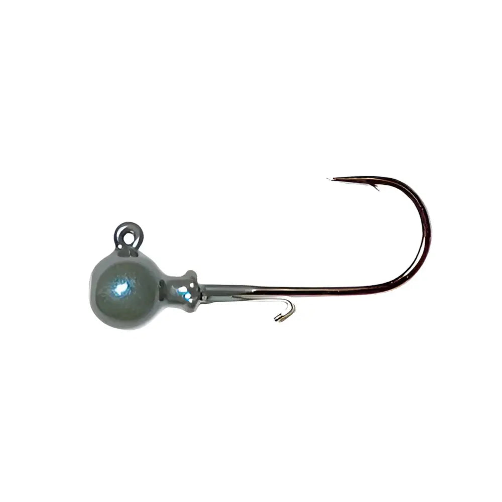 Disco Biscuit Ball Head Jig (3pk) - Blue Hero / 1/8oz / 1/0 - fishing lures