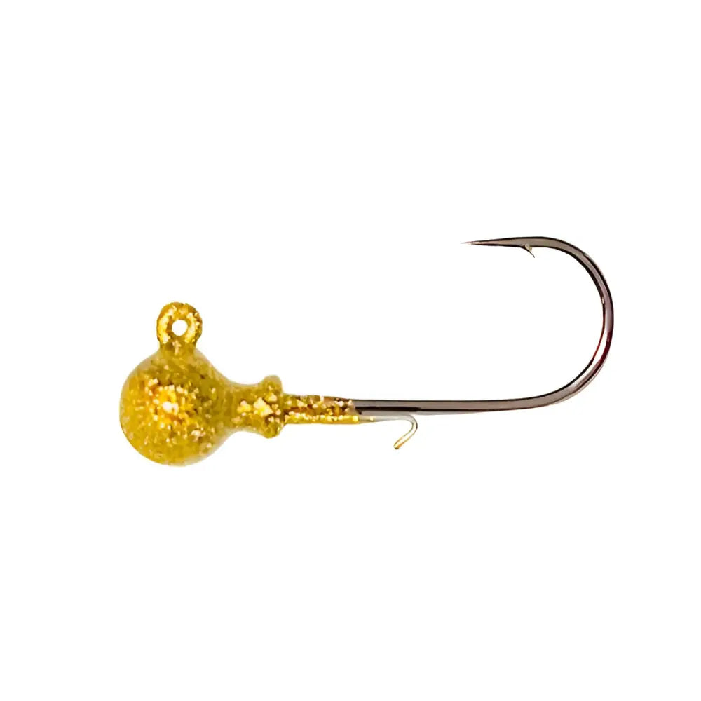 Disco Biscuit Ball Head Jig (3pk) - Gold Dust / 1/8oz / 1/0 - fishing lures