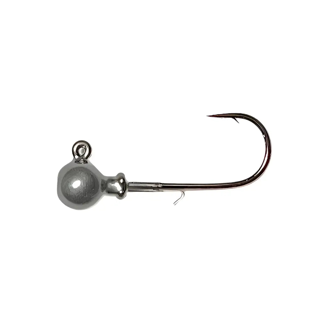 Disco Biscuit Ball Head Jig (3pk) - Gun Metal / 1/8oz / 1/0 - fishing lures