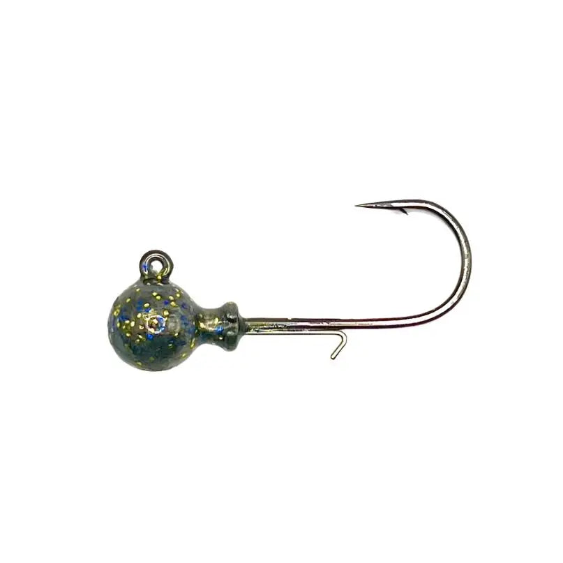 Disco Biscuit Ball Head Jig (3pk) - Kona Gold / 1/8oz / 1/0 - fishing lures