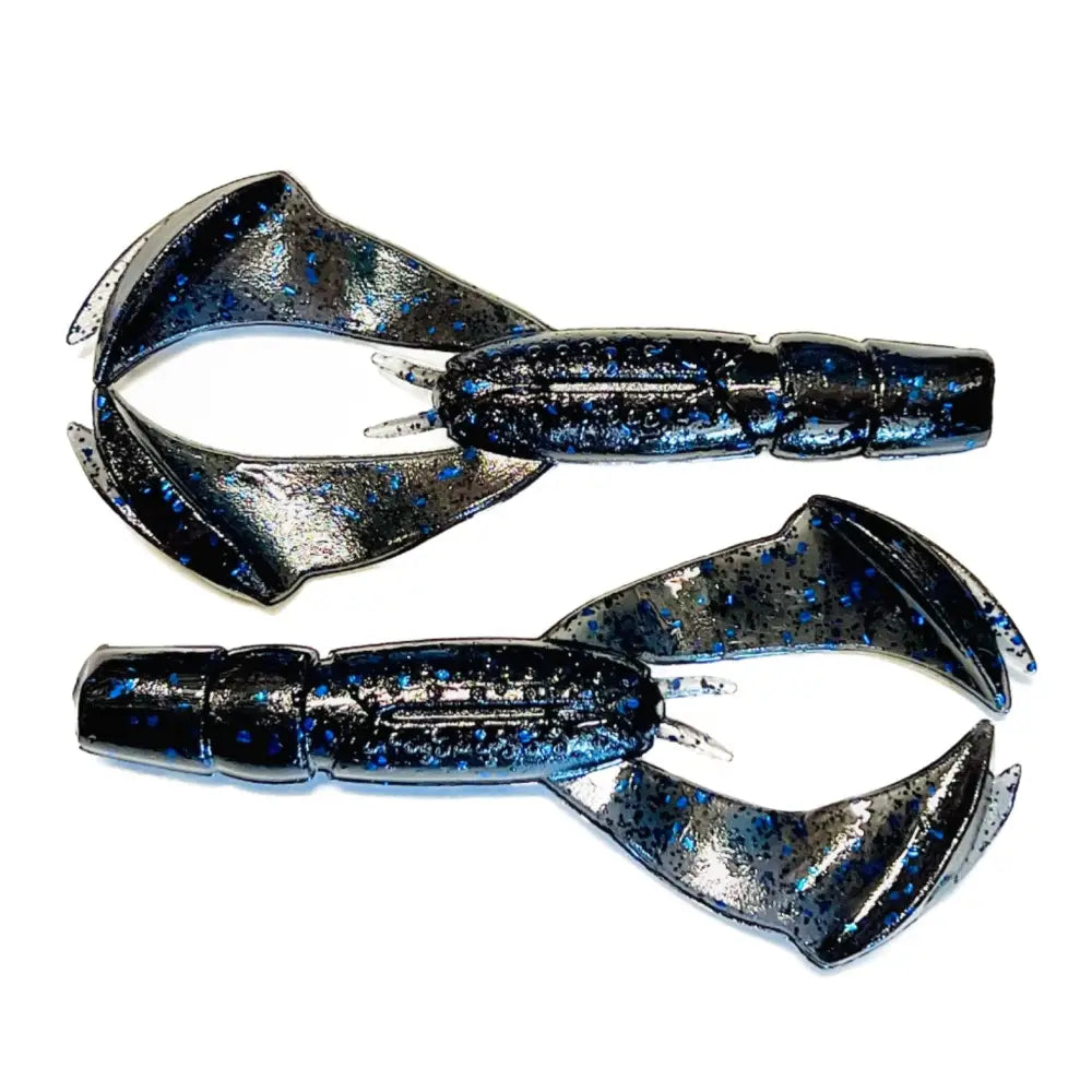 El Chapo Craw Jig Trailer (6pk) - Black Magic - fishing lures