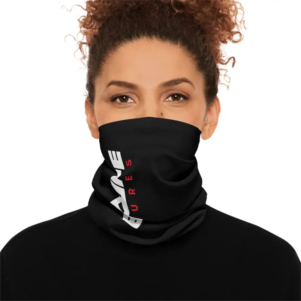 Lightweight Neck Gaiter (Black) - All Over Prints