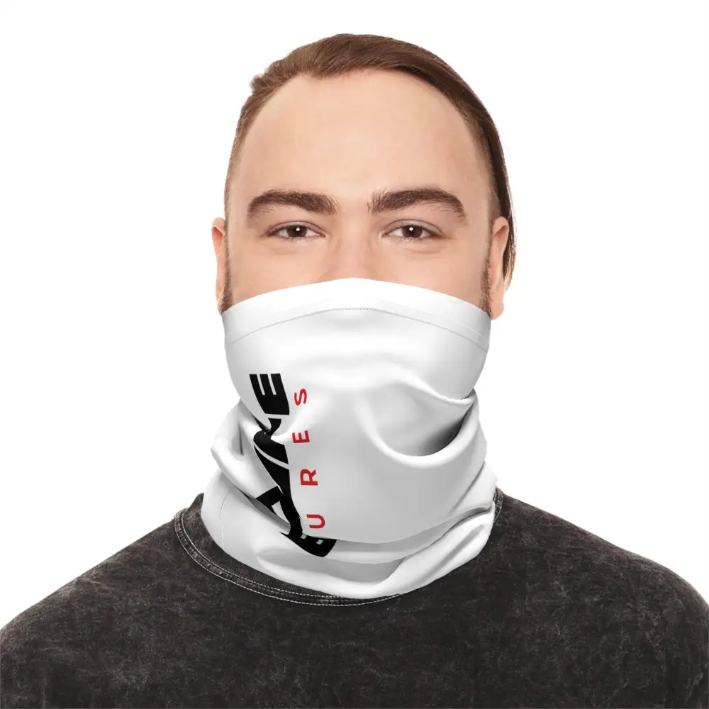 Lightweight Neck Gaiter (White) - All Over Prints