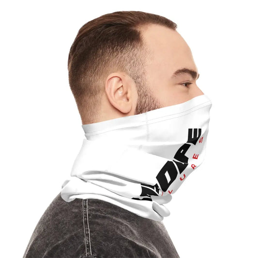 Lightweight Neck Gaiter (White) - M - All Over Prints