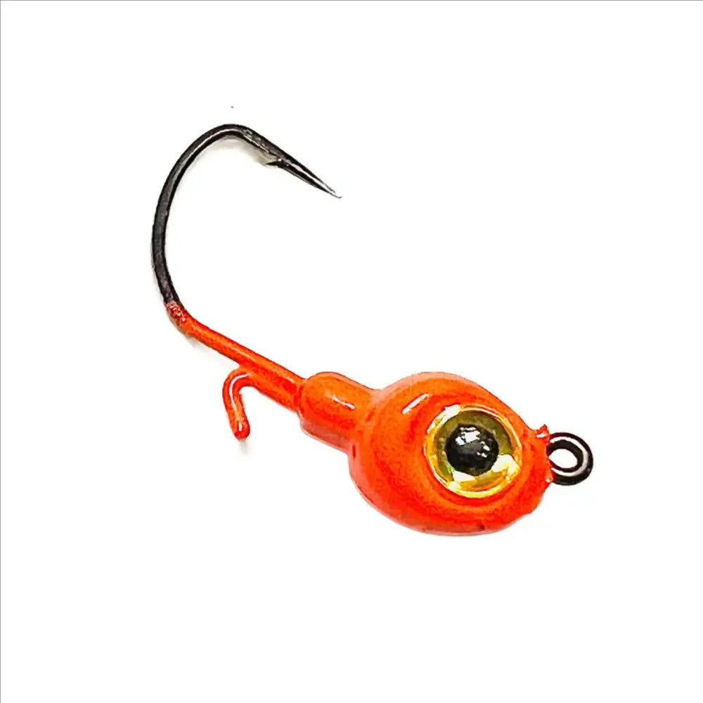 Lil Bump Jig Head (3pk) - Orange Crush / 1/32oz - Panfish Lures