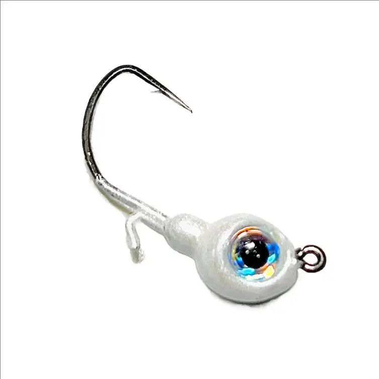 Lil Bump Jig Head (3pk) - White Lady / 1/32oz - Panfish Lures