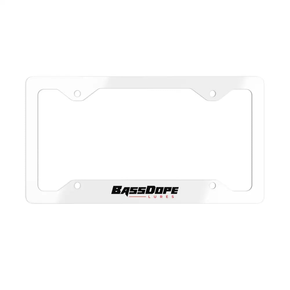 Metal License Plate Frame - 12.3’ x 6.5’ / Glossy - Accessories