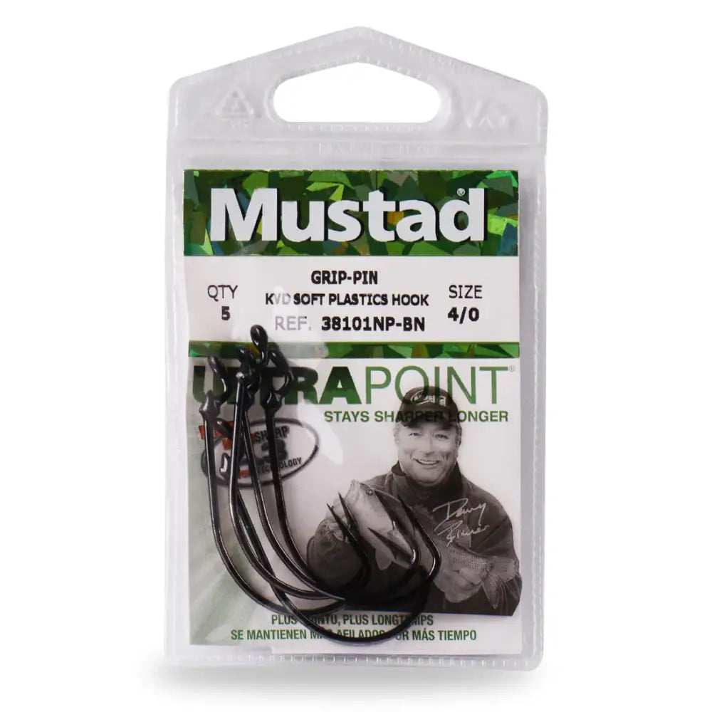 Mustad KVD Grip-Pin® Soft Plastic Hook (5pk)