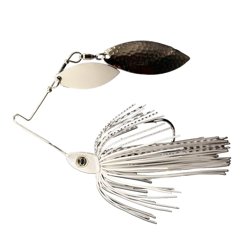 Speedball Double Willow Spinnerbait - White Lady / 3/8oz - fishing lures