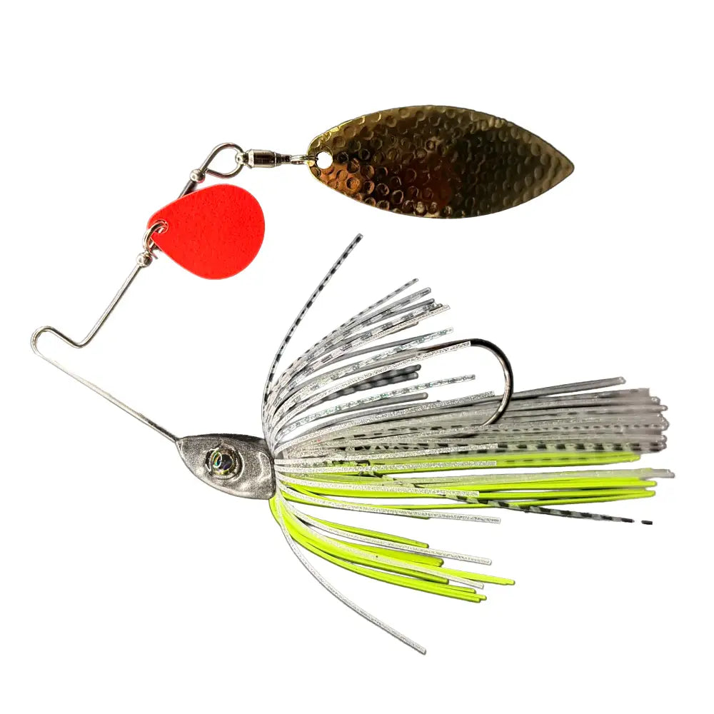 Speedball Tandem Spinnerbait - Lemon Lime / 3/8oz - fishing lures