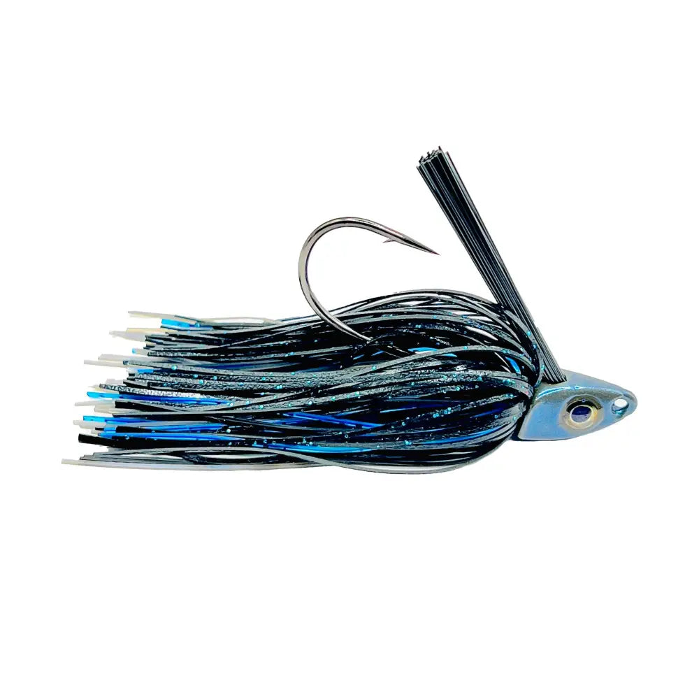 Speedball Ultimate Swim Jig - Black Magic / 1/4oz - fishing lures