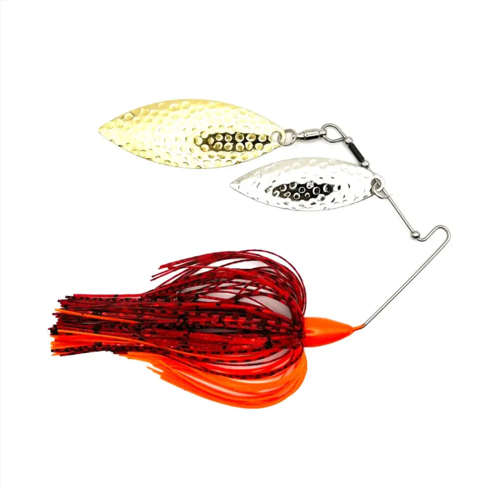 Superman Double Willow Spinnerbait - Dragon’s Breath / 3/8oz - fishing lures