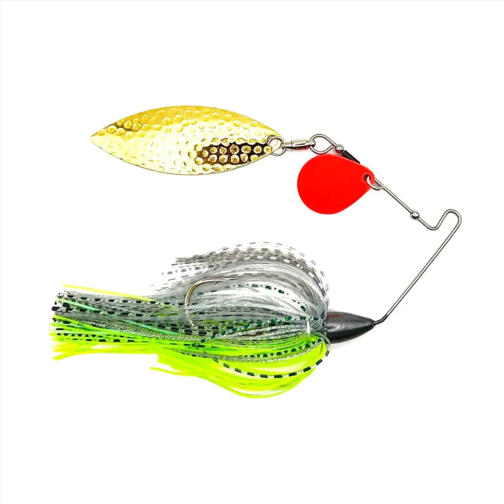 Superman Tandem Spinnerbait - Lemon Lime / 3/8oz - fishing lures