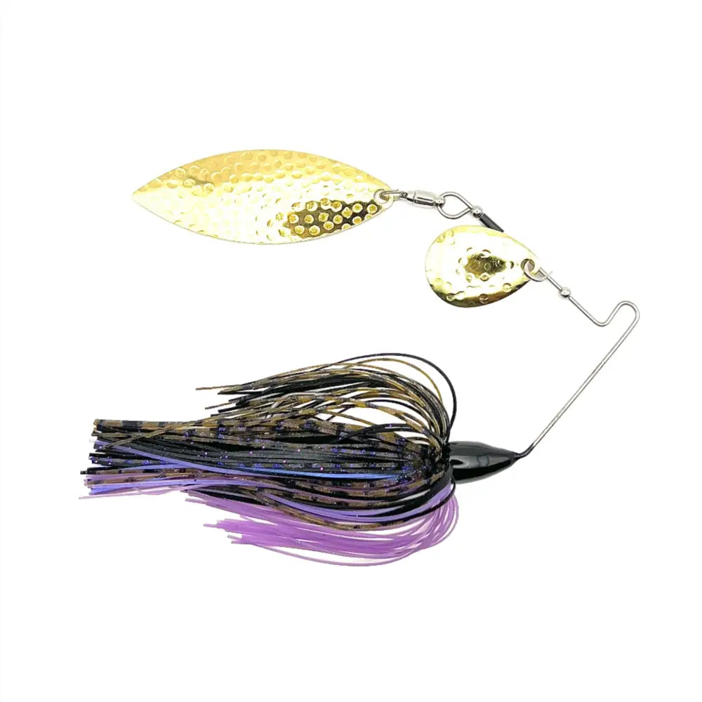 Superman Tandem Spinnerbait - Purple Haze / 3/8oz - fishing lures