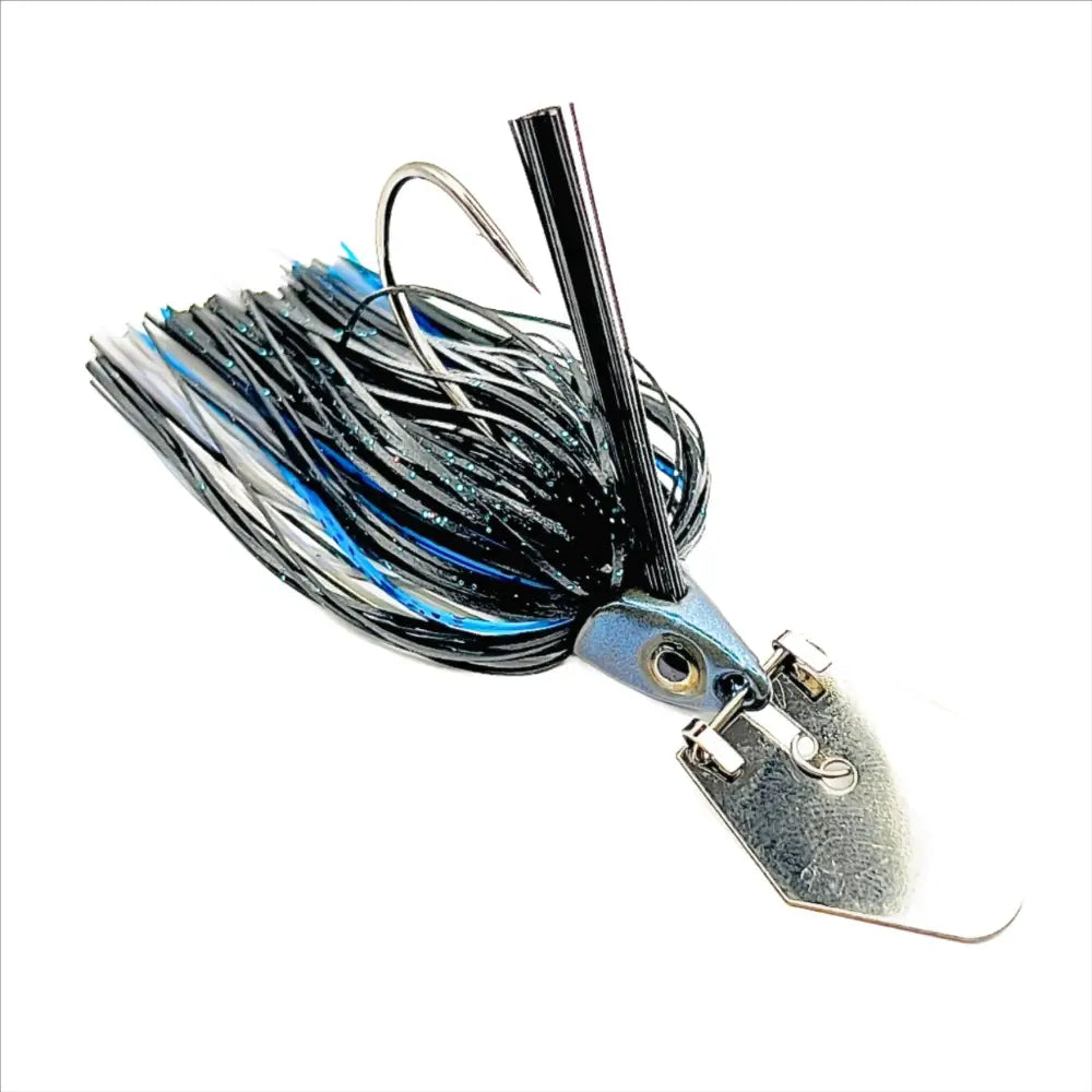 Tweaker Bladed Jig - Black Magic / 1/4oz - fishing lures