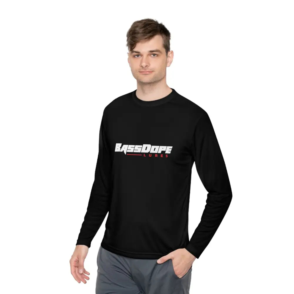 Unisex Lightweight Long Sleeve Tee - Black / XS - Long-sleeve